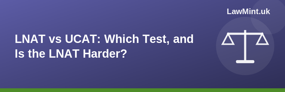 LNAT vs UCAT: Which Test, and Is the LNAT Harder?