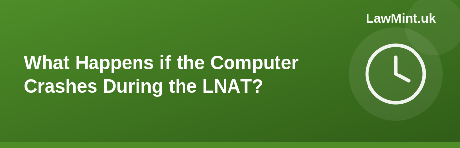 What Happens if the Computer Crashes During the LNAT?