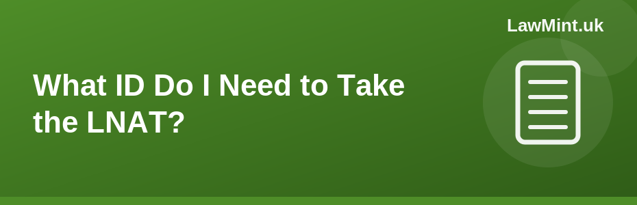 What ID Do I Need to Take the LNAT?